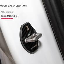 4pcs Car Door Lock Buckle  For Tesla Model 3 Y Protective rust Cover metal sticker Model Y logo badge style accessories stickers 2024 - buy cheap