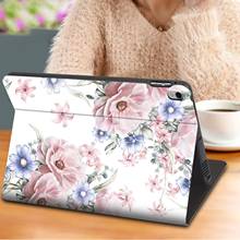Tablet Case For ipad 2nd/3rd/4/5/6th air 2 9.7",Mini 1/2/3/4/5 7.9",7th 2019 10.2",Air 3/Pro 10.5 11 inch cover-Red Rose Floral 2024 - buy cheap