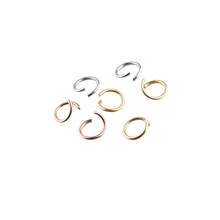 1.2x10mm anel de aço inoxidável com abertura de laço único anel divisão de anéis cor de prata conector de metal achados de jóias atacado 200 peças 2024 - compre barato