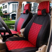 Cubierta de asiento de coche con patrón de cuero de imitación personalizado, para 7 asientos, Toyota Sienna LE XLE Peugeot 308SW Subaru Tribeca Volvo xc90, estilo 2024 - compra barato