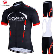 X-TIGER Summer Men's Cycling Jerseys Set Bicycle Clothes Quick Dry Polyester Pro Bike Clothes Maillot Ciclismo Cycling Clothing 2024 - buy cheap