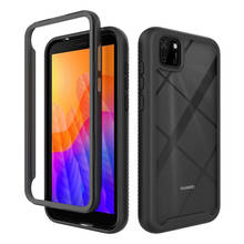 Hybrid Soft Bumper Dual-Layer Case For Huawei Y5P 2020 Cases Hard Crystal Back Cover Honor 9S Protective Cover 2024 - buy cheap
