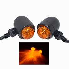 Motorcycle Motorbike Mini LED Bullet Turn Signals Lamp Mark lihgt indicator Light For Chopper Racer Stop Brake Running Light 2024 - buy cheap