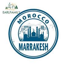 EARLFAMILY 13cm X 13cm for Morocco Marrakesh Landmark Personality Waterproof Car Stickers Air Conditioner Decal Anime Graphics 2024 - buy cheap