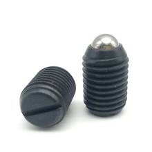 Tornillos de posicionamiento de cuentas M4 M5 M6 M8 M10, bola ranurada, ojal, resorte de una palabra, color negro, 5 uds. 2024 - compra barato