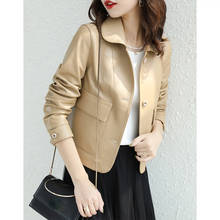 2021 Spring Genuine Leather Jacket Women Fashion Sheepskin Coat Biker Korean Women Clothes Streetwear Chaquetas De Mujer WPY3318 2024 - buy cheap