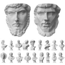 Grego mythologymini estatueta celebridades decoração de casa desenho prática gesso estátua famosa escultura busto retratos 2024 - compre barato