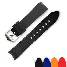 BEAFIRY Watch Band 18mm 19mm 20mm 21mm 22mm 24 mmSilicone Rubber Watch Strap Watchbands Waterproof Black Blue Grey Green Orange 2024 - buy cheap
