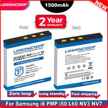 LOSONCOER-Batería Para Samsung Digimax I6 PMP I50 L60 NV3 NV7 L80 I70 I70S L700 L700S L73 NV5, batería de 1500mAh, SLB-0837 2024 - compra barato