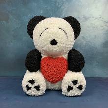 Oso de peluche de espuma Artificial, rosa, Panda, flor de 70cm, regalo creativo para el Día de San Valentín y cumpleaños, 2020 2024 - compra barato
