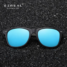 EZREAL New Arrivals Black Wooden Polarized Sunglasses for Men Bamboo Sunglasses Red UV400 Lenses Fashion Driving Shades 2024 - buy cheap