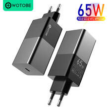 Adaptador de alimentação gan de 65w, usb c pd3.0, 65w, qc4.0 para laptops e macbook, iphone 12, samsung, dell, huawei, xiaomi 2024 - compre barato