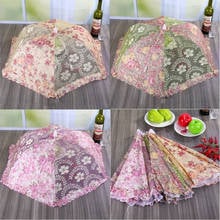 Foldable Kitchen Food Cover Tent Umbrella Camp Cake Cover Lace Mesh Net 2024 - buy cheap