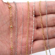 5meter Width 2mm Metal Iron Rolo Link Chains Bulk Gold Silver Color Necklace Bracelet Chain Lot Diy For Jewelry Making Findings 2024 - buy cheap