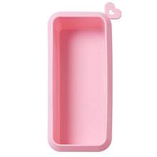 Molde rectangular de silicona antiadherente para Pan tostado, horma de Color rosa para hornear, 1 unidad 2024 - compra barato