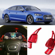 Tommia-Extensión de palanca de cambios para volante de coche, accesorio de aluminio para Audi S5 17-18, estilismo de coche, 2 unidades 2024 - compra barato