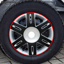 Pegatina para llanta de rueda de fibra de carbono, pegatina impermeable para Buick Excelle 2013 2014 2015, 14 y 15 pulgadas 2024 - compra barato