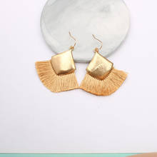 Artilady Boho Tassel Earrings for Women Dangle Statement Tassel Drop Earrings Bohemian Jewelry 2024 - buy cheap