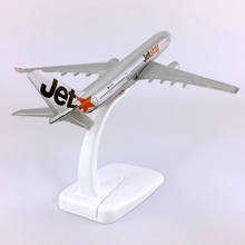 16CM diecast cast alloy Aircraft 1/400 Airbus A330-200 model JETSTAR.com airline W base plane collectible shows Gift Decoration 2024 - buy cheap