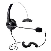 Call center headset with RJ9 plug office telephone RJ9 headset Noise Canceling Microphone for AVAYA 2400 4600 2024 - buy cheap