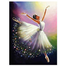 DIY 5D Pure Paris Dancing Girls Cross Stitch Diamond Painting Design Embroidery Rhinestone Mosaic Pattern Home Decor  FH677 2024 - buy cheap