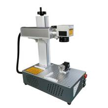 Raycus-máquina marcadora de marcação a laser, 20w, 30w, 200x200mm, compatível com aço inoxidável, metal e não-metal, rotativa 2024 - compre barato