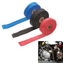 Motorcycle Car Shield Exhausts Pipe Bandage Thermal Wrap Insulation Cotton Collectors Tape Exhaust Manifolds Car Insulation Tape 2024 - buy cheap