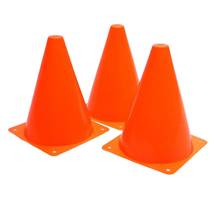 Plastic Traffic Cones - 12 Pack of Multipurpose Construction Theme Party Sports Activity Cones for Kids Outdoor and Indoor Gamin 2024 - buy cheap