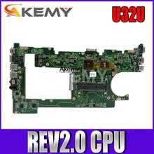 U32U For Asus U32U U82U X32U laptop motherboard U32U mainboard REV2.0 Integrated Test motherboard original work 100% 2024 - buy cheap