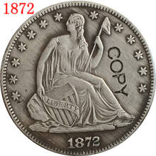 USA 1872 P,CC,S  SEATED LIBERTY HALF DOLLAR COPY COINS 2024 - buy cheap