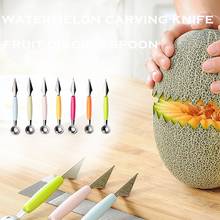 1PC Creative Fruit Carving Knife Watermelon Baller Ice Cream Dig Ball Scoop Spoon Baller DIY Assorted Cold Dishes Tool Random 2024 - buy cheap