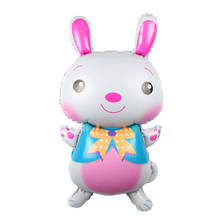 Easter Decoration Balloons Halloween Easter Bunny Cross Party Decoration Aluminum Film Balloon Wholesale 2024 - buy cheap