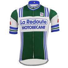 Французская Классическая мужская велосипедная Джерси 2020, зеленая летняя дышащая профессиональная команда, одежда для горного велосипеда на заказ 2024 - купить недорого