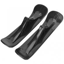 1 Pair of Black Ski Board Sleigh Accessories 2 In 1 Outdoor Sports Winter Scooter Parts Sled for Children Gifts 2024 - buy cheap