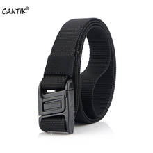 CANTIK New Unisex Leisure Light Neutral Belt Hard Plastic Buckle Nylon Belt Multi Color Accessories Female & Male 2.5 cm CBCA177 2024 - buy cheap