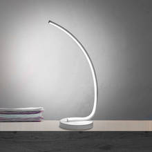 Home Decor Bedroom Lighting Beside Lamp Modern Led Desk Lamp Spiral Wave Curve Design Novelty Night Light Reading Light 2024 - buy cheap