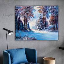 5d diy diamond painting Abstract natural landscape, snow mountain forest diamond painting cross stitch mosaic embroidery GG4480 2024 - buy cheap