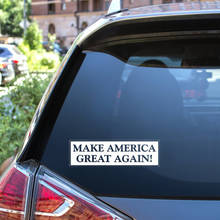Black/White Make America Great Again Text Decal High Quality Removable Car Window New Waterproof Decals S021 2024 - buy cheap