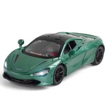 Hot Sale 1/32 Alloy Diecast McLaren 720 Sport Car Model Toy Pull Back WIth Sound and Light Racing Toys Vehicle V253 2024 - buy cheap
