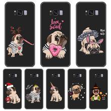 Funda de silicona TPU para Samsung Galaxy S5, S6, S7 Edge, S8, Plus S9, funda trasera suave de perro Pud para Samsung Galaxy Note 4, 5, 8, 9 2024 - compra barato