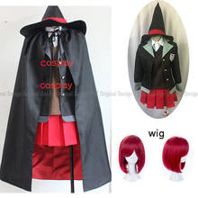 7PCS Yumeno Himiko Anime Danganronpa Cosplay Halloween Party Man Woman Japanese uniform cosplay costumes and wig cloak Full set 2024 - buy cheap