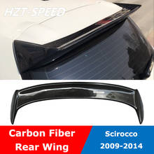 Scirocco Carbon Fiber Car Rear Spoiler Roof Wings Trunk Lip For Volkswagen Scirocco 2009-2014 2024 - buy cheap