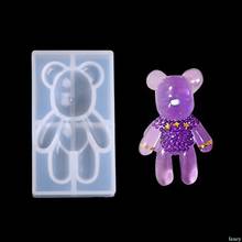 7x4cm Transparent Silicone Pendant Mould Resin Bear Shape DIY Jewelry Making Tool Fondant Cake #2S90780# 2024 - buy cheap