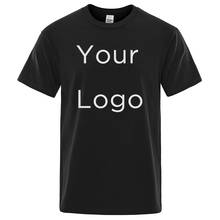 Индивидуальная футболка, поставьте ваши любимые фотографии на футболке, принт оригинального дизайна, высокое качество, хлопок, для детей, детей, с. 2024 - купить недорого