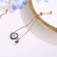 Bettyue Creative For Female Evil Eye Shape Ethnic Style Alloy Bracelet Festival Celebrating Decoration MultColors Adjustable 2024 - buy cheap