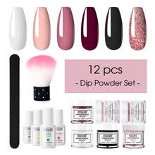 Nail Dipping Powder Brush Top Base Coat Brush Saver Set Dip French Glitter Shinning Nails Glitter Manicure Kit 2024 - buy cheap