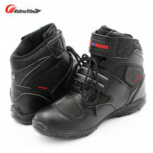 Riding Tribe Motorcycle Men's Women Ankle Boots Motorbike Riding Protective Non-slip Breathable Off-Road Moto Racing Shoes A005 2024 - buy cheap