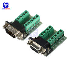 diymore Female/Male RS232 Serial to Terminal DB9 Connector Module 2024 - buy cheap
