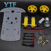 New Motor Smart Robot Car Chassis Kit Speed Encoder Battery Box 2WD For  2024 - buy cheap