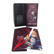 Anime Fate Stay Night Long Wallet Fate Zero Card Holder Purse with Button for Women Men's Gift 2024 - buy cheap
